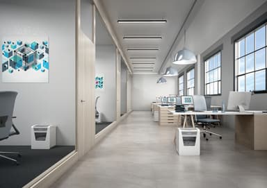 Leitz IQ Office P5 paperileikkuri (mikroleikkaus)