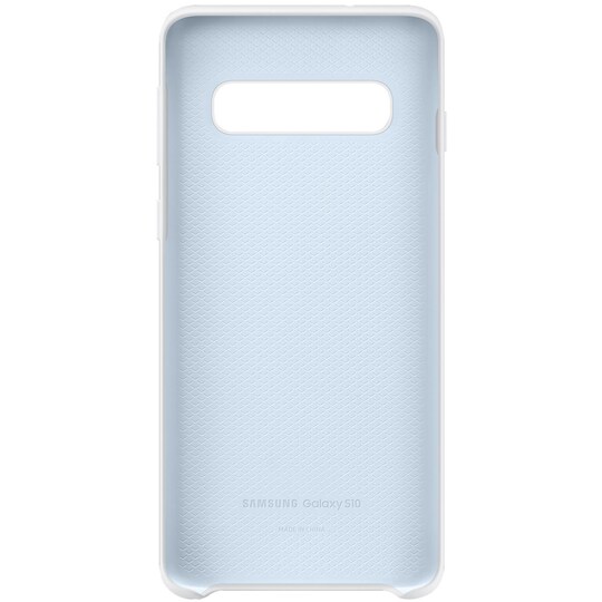 Samsung Galaxy S10 silikoninen suojakuori (valkoinen)