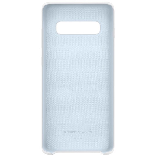 Samsung Galaxy S10 Plus silikoninen suojakuori (valkoinen)
