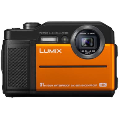 Panasonic Lumix DC-FT7 kompaktikamera (oranssi)