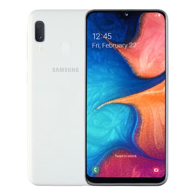 Samsung Galaxy A20e älypuhelin (valkoinen)