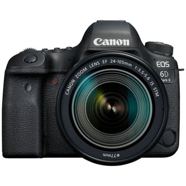 Canon EOS 6D Mark II järjestelmäkamera+ EF 24-105 mm f/3.5-5.6 IS STM objektiivi