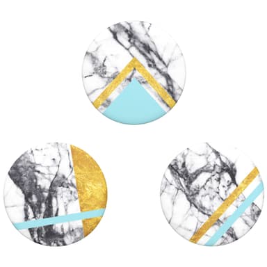 Popsockets PopMini älypuhelimen pidike 3 kpl (white marble glam)