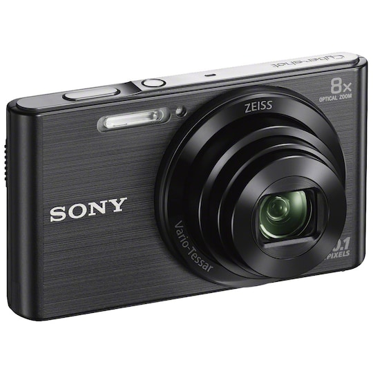 Sony CyberShot DSC-W830 digikamera (musta)