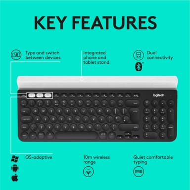 Logitech K780 langaton multi-device näppäimistö