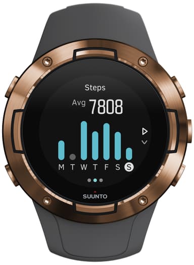 Suunto 5 GPS urheilukello (harmaa / kupari)