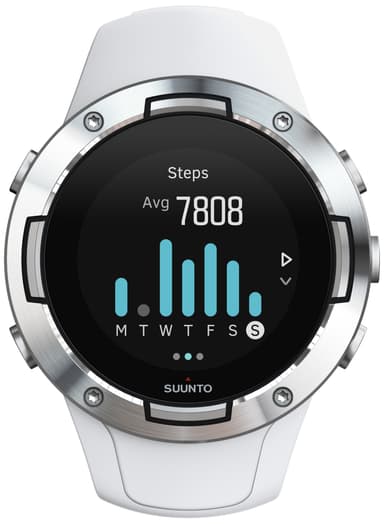 Suunto 5 GPS urheilukello (valkoinen)
