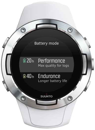 Suunto 5 GPS urheilukello (valkoinen)