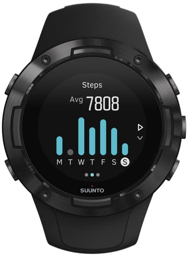 Suunto 5 GPS urheilukello (musta)