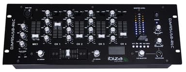 Ibiza 19" Mikseri USB/SD-soittimella