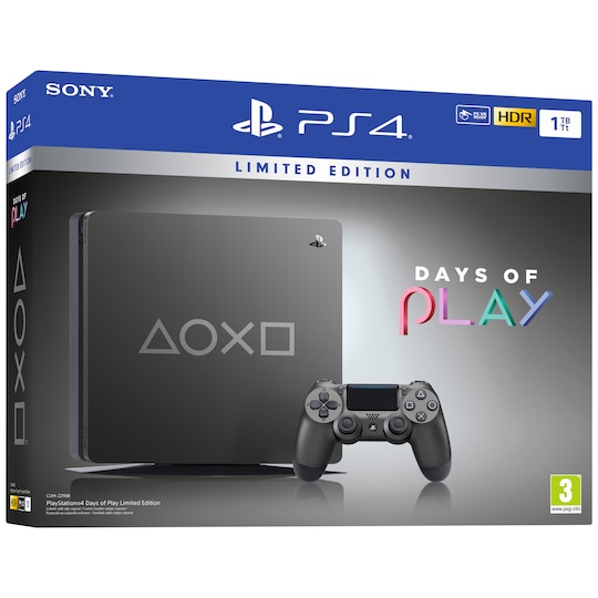 PlayStation 4 Slim 1 TB + Days of Play Limited Edition