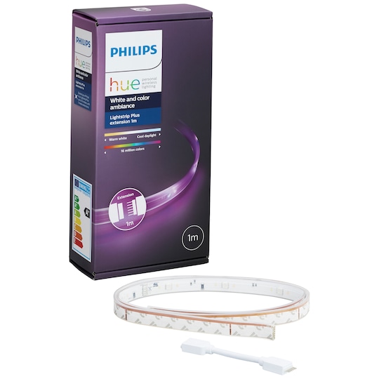 Philips Hue White And Color Ambience LightStrip Plus jatkopala (1 m)