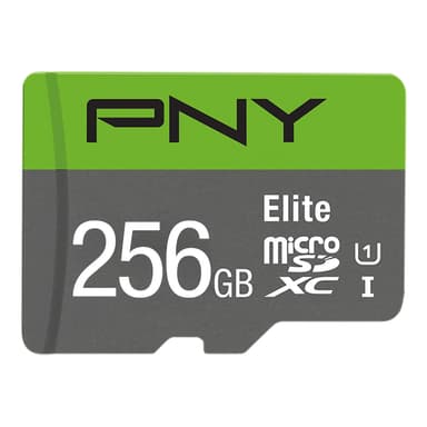 PNY Elite Micro SD V10 muistikortti 256 GB
