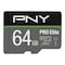 PNY PRO Elite Micro SDXC U3 V30 muistikortti 64 GB