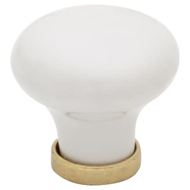 Epoq Antico nuppi 30 mm 1 kpl (messinki/valkoinen)