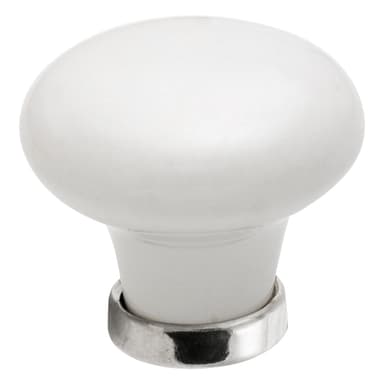 Epoq Antico nuppi 30 mm 1 kpl (nikkeli/valkoinen)