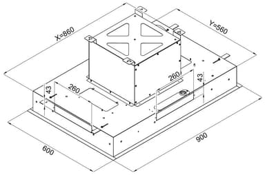 Witt WCU90W liesituuletin (valkoinen)