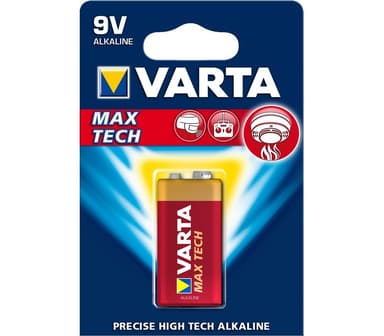Varta Longlife Max Power 9V paristo (1 kpl)