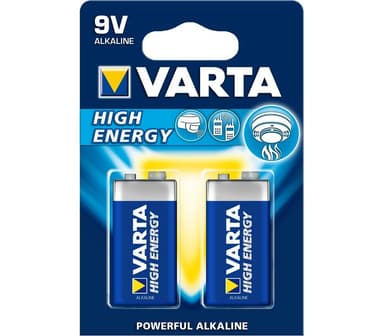 Varta Longlife Power 9V paristo (2 kpl)