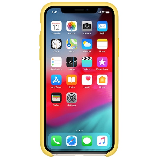 Apple iPhone Xs suojakuori (canary yellow)