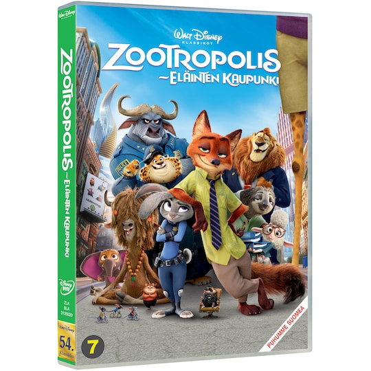 Zootropolis - eläinten kaupunki (DVD)