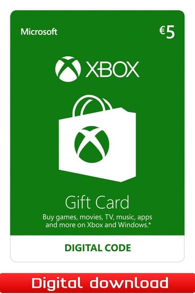Xbox Live lahjakortti 5 EUR