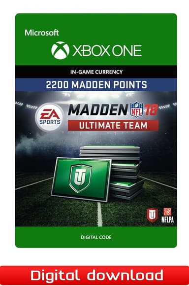 Madden NFL 18 2200 Madden Ultimate Team Points - XOne