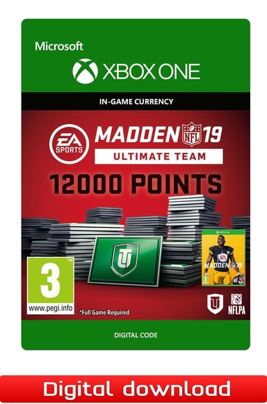 MADDEN NFL 19 MUT 12000 Madden Points Pack - XOne