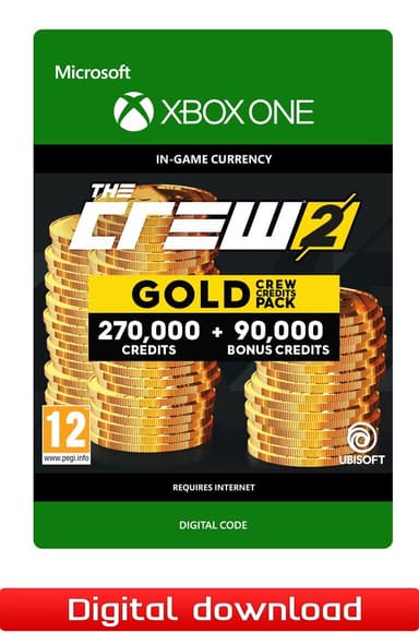 The Crew 2 Gold Crew Credits Pack - XOne
