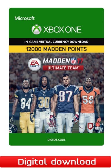 Madden NFL 17 MUT 12000 Madden Points Pack - XOne