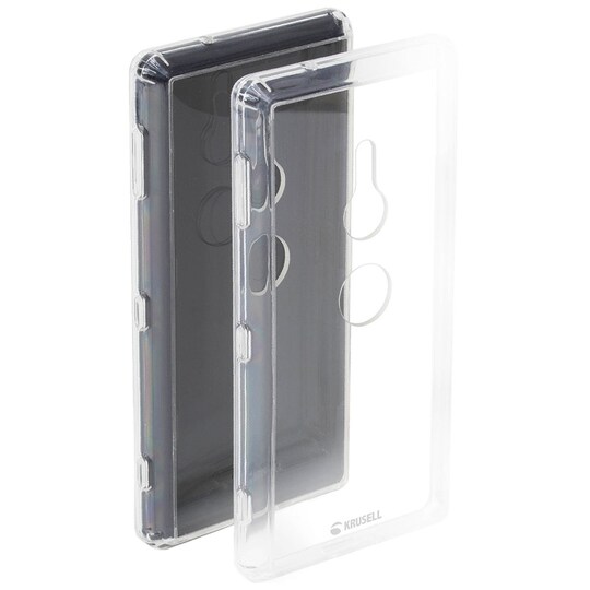 Krusell Kivik Sony Xperia XZ2 suojakuori (läpinäkyvä)