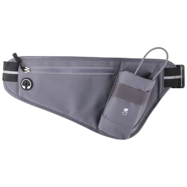 Gear urheiluvyö pullotaskulla 6" (harmaa)