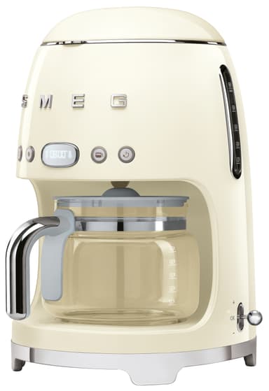 Smeg 50's Style kahvinkeitin DCF02CREU (kerma)