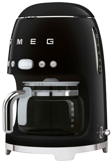 Smeg 50's Style kahvinkeitin DCF02BLEU (musta)