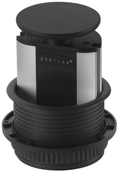 EVOline Port pistorasia (musta)
