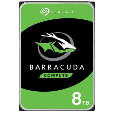 Seagate BarraCuda 3,5" sisäinen kovalevy (8 TB)