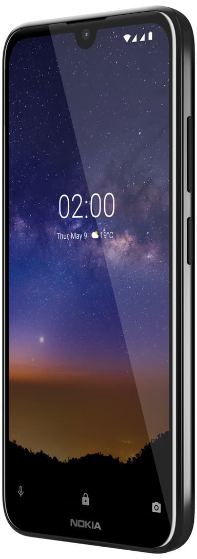 Nokia 2.2 älypuhelin 16 GB (musta)
