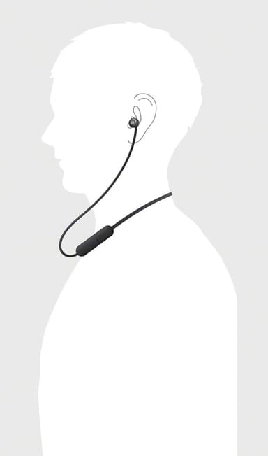 Sony WI-C310 langattomat in-ear kuulokkeet (musta)