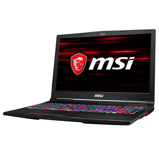 MSI GE63 9SE-689NE 15.6" pelikannettava (musta)