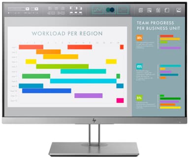 HP EliteDisplay E243i 24" näyttö (hopea)