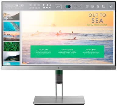 HP EliteDisplay E233 23" näyttö (hopea)