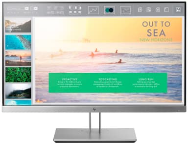 HP EliteDisplay E233 23" näyttö (hopea)