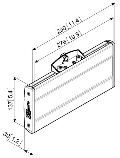 Vogels Pro PFB 3402 adapterilevy (musta)