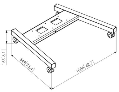 Vogels PFT 8530 näyttöteline (musta)