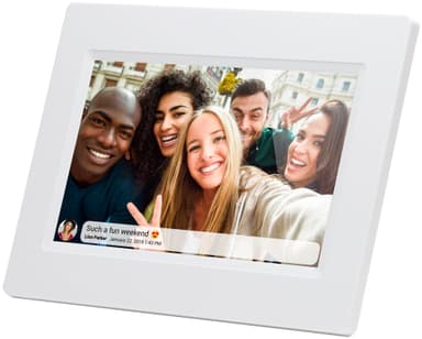Denver Frameo 7" sosiaalinen kuvakehys PFF-710 Wi-Fi (valk.)