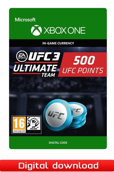 EA SPORTS UFC 3 ULTIMATE TEAM 500 UFC POINTS - XOne