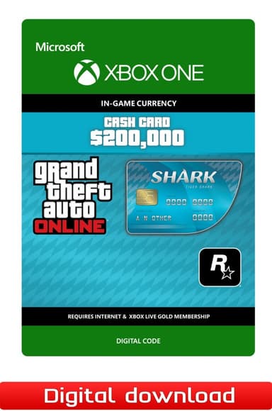 Grand Theft Auto V Tiger Shark Cash Card - XOne