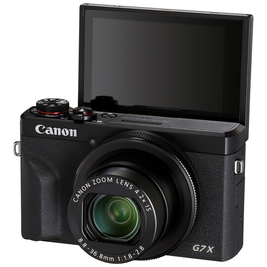 Canon PowerShot G7 X Mark III digikamera (musta)