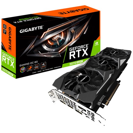 Gigabyte GeForce RTX 2070 Super Gaming OC näytönohjain 8G