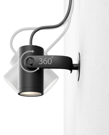 Philips Hue Lily ulkovalaisin piikillä musta 1x8W